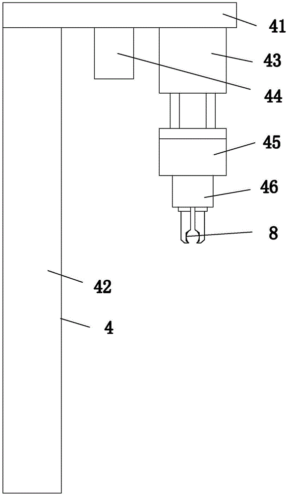 Orientation device and method for yarn core-embedded tapered outer tube
