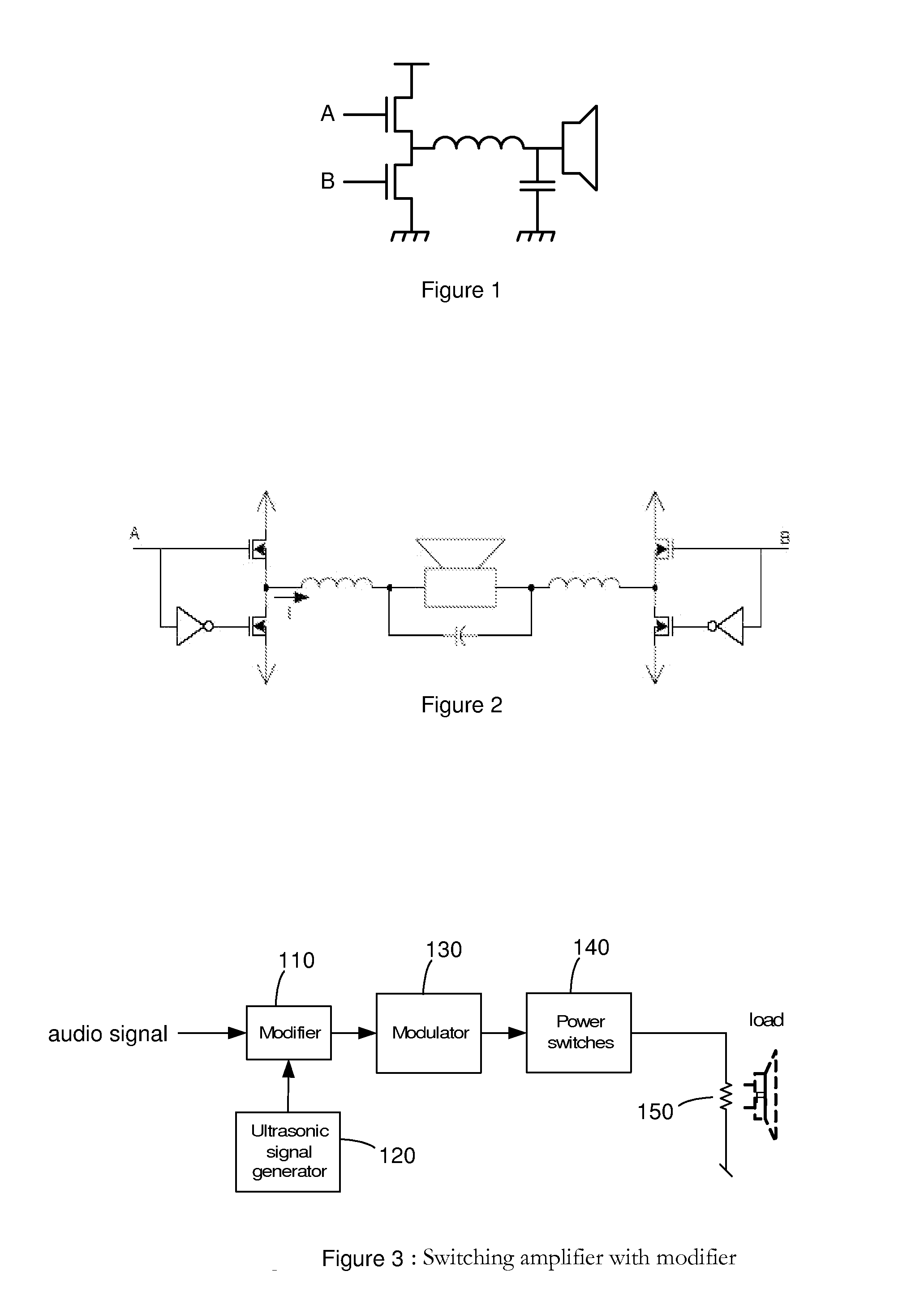 Systems and Methods for Improving Performance in a Digital Amplifier by Adding an Ultrasonic Signal to an Input Audio Signal