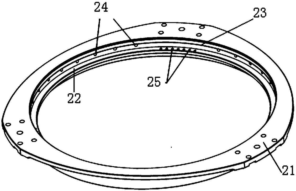 Reflector support and fixing method