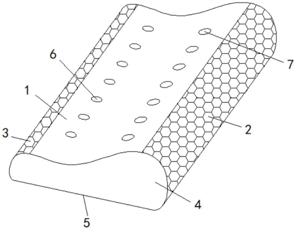 Argil particle pillow capable of reducing cervical spondylosis and manufacturing method thereof