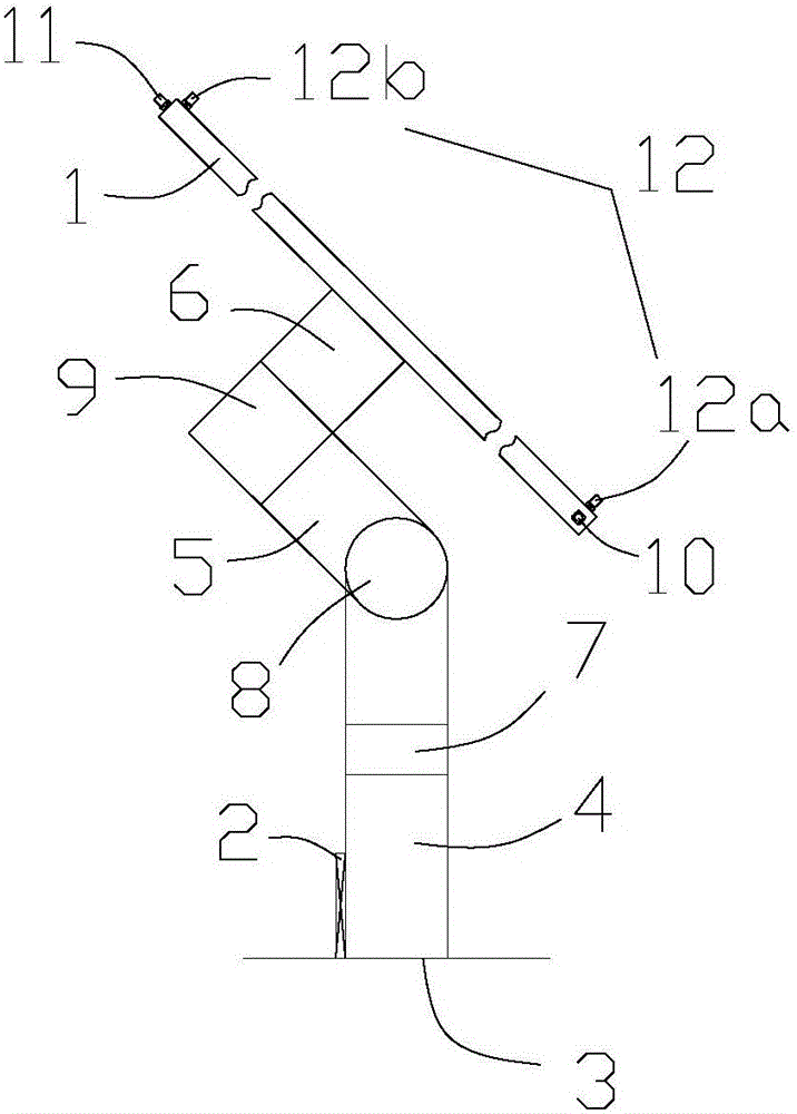 Three-axis sunlight tracking and attitude-adjustment exposure frame