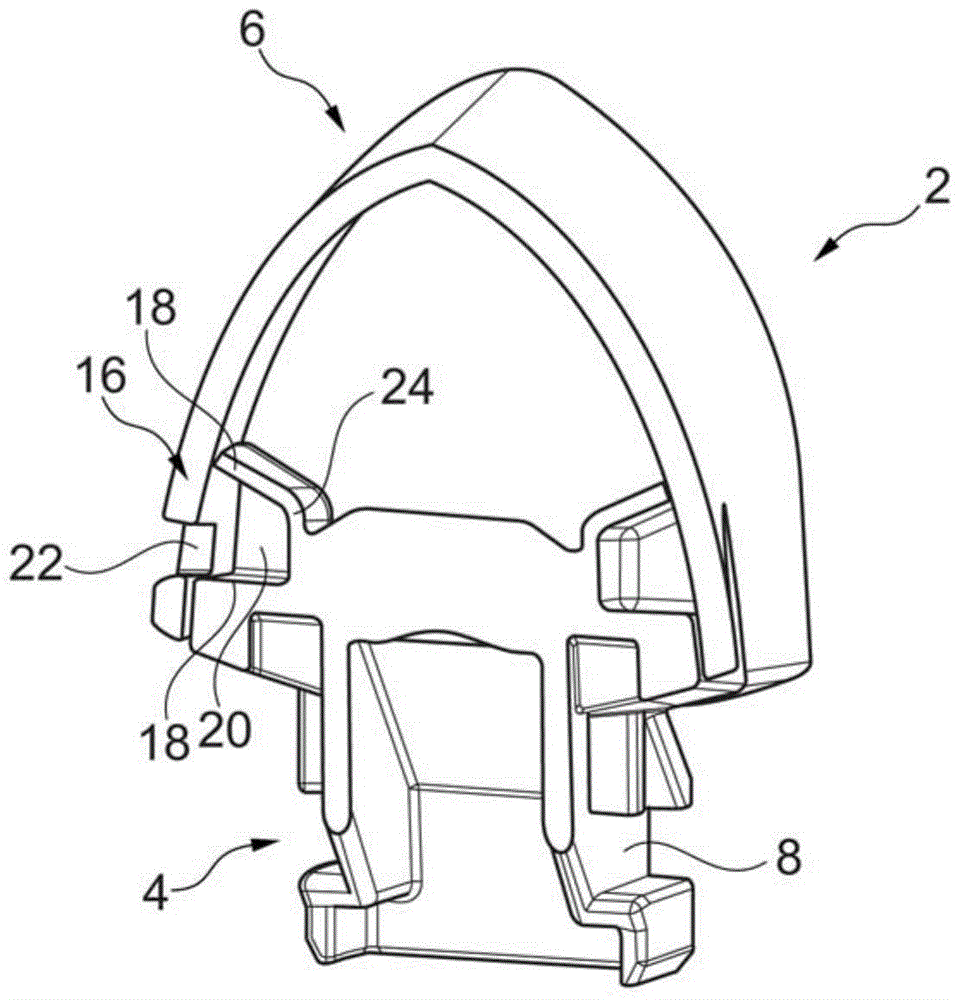 Clamping device, locking cylinder arrangement and motor vehicle