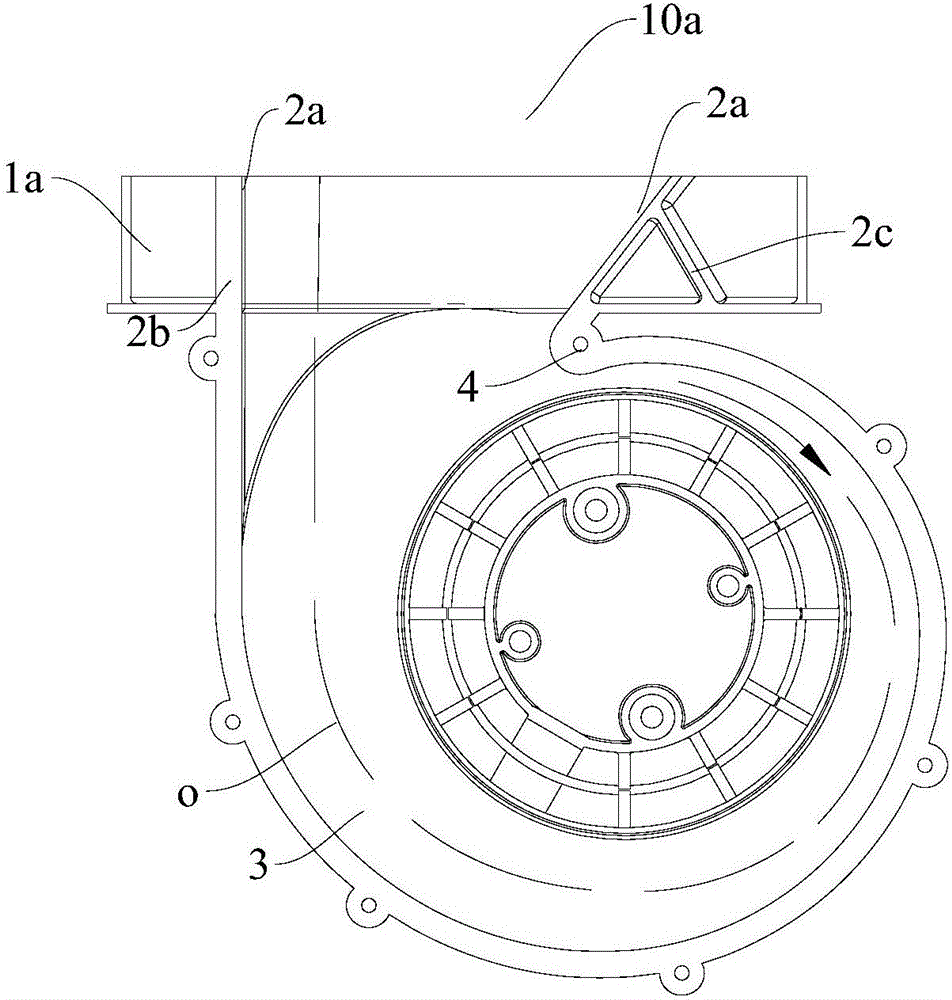 Volute of range hood and range hood