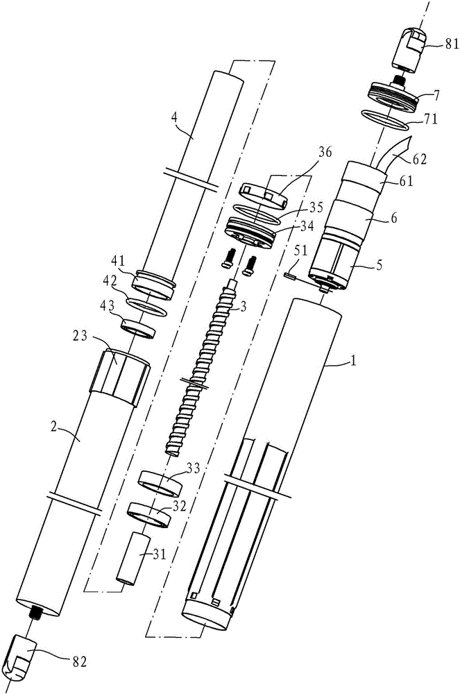 Intelligent electric driving cylinder device