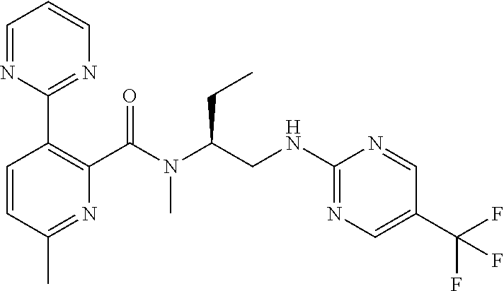 Novel n-(2,2-difluoroethyl)-n-[(pyrimidinylamino)propanyl]arylcarboxamides