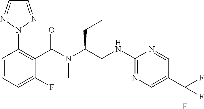 Novel n-(2,2-difluoroethyl)-n-[(pyrimidinylamino)propanyl]arylcarboxamides