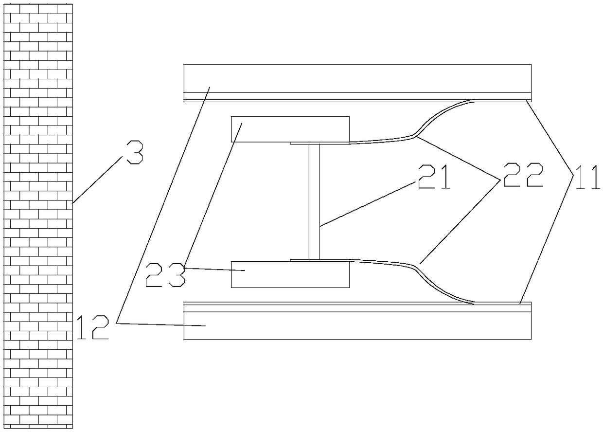 Wall body unit capable of supporting adjustment and adjustment method of wall body unit