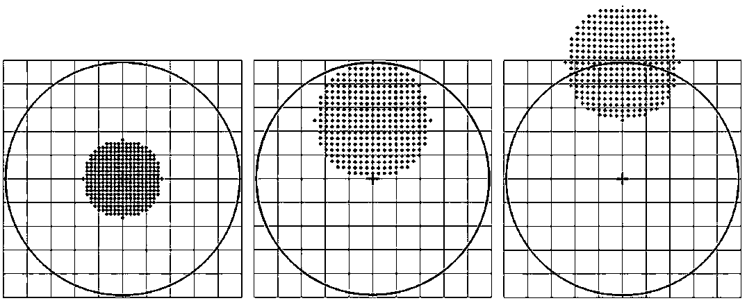 Long-focal-length large-aperture laser guide lens based on four-quadrant detector