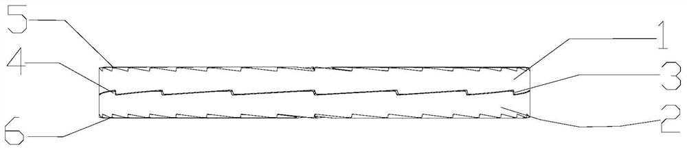 A kind of anti-loosening washer for threaded connection and preparation method thereof