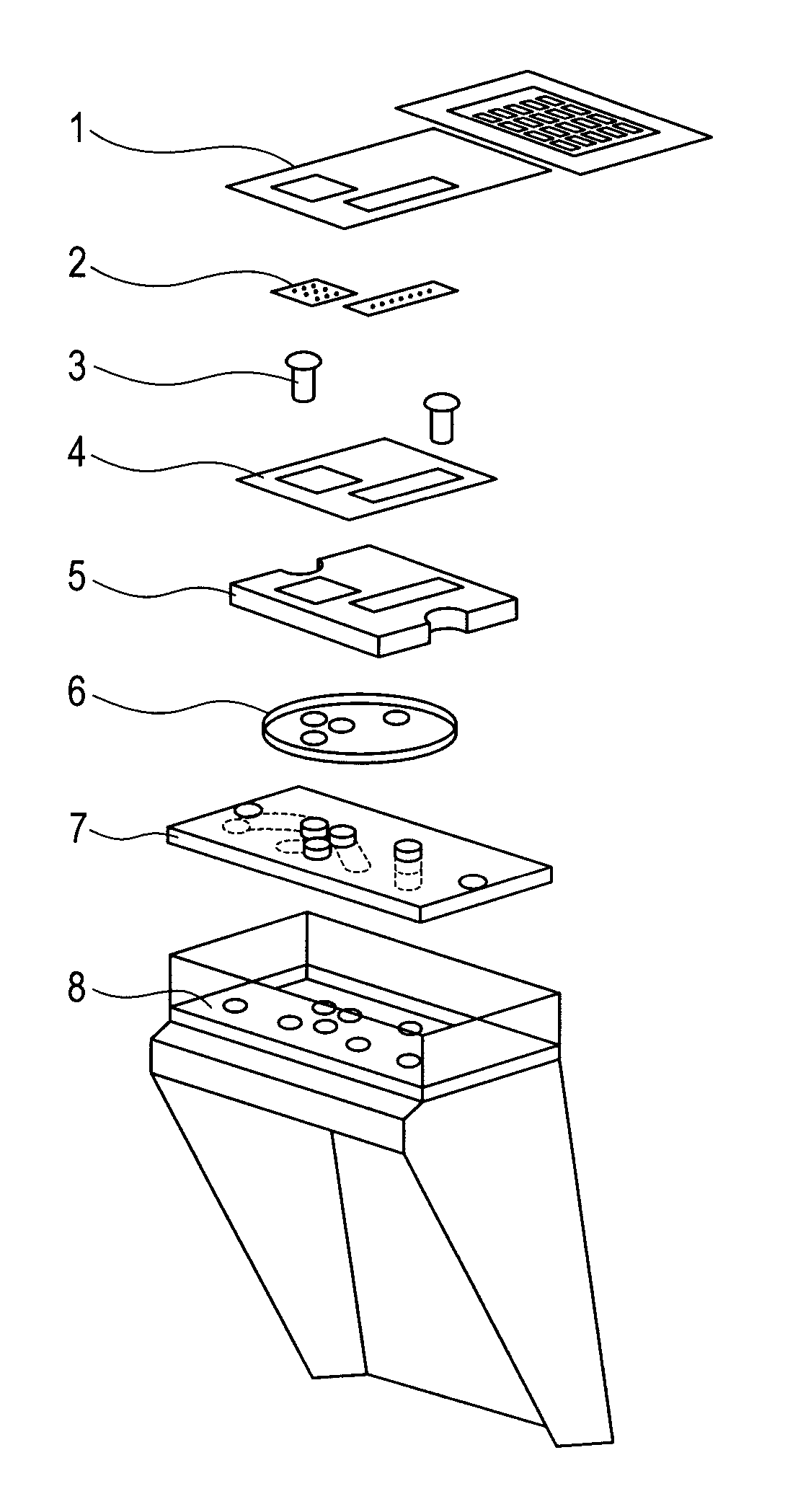 Elastic member for ink jet