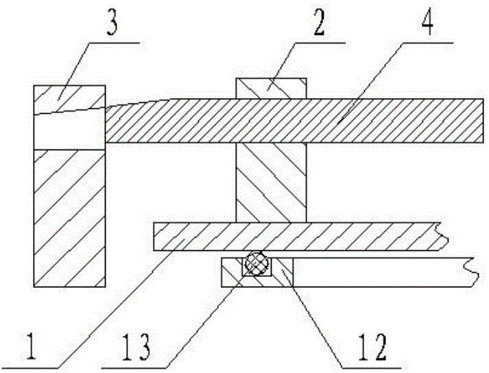 Hand-operated tunnel door structure of test section