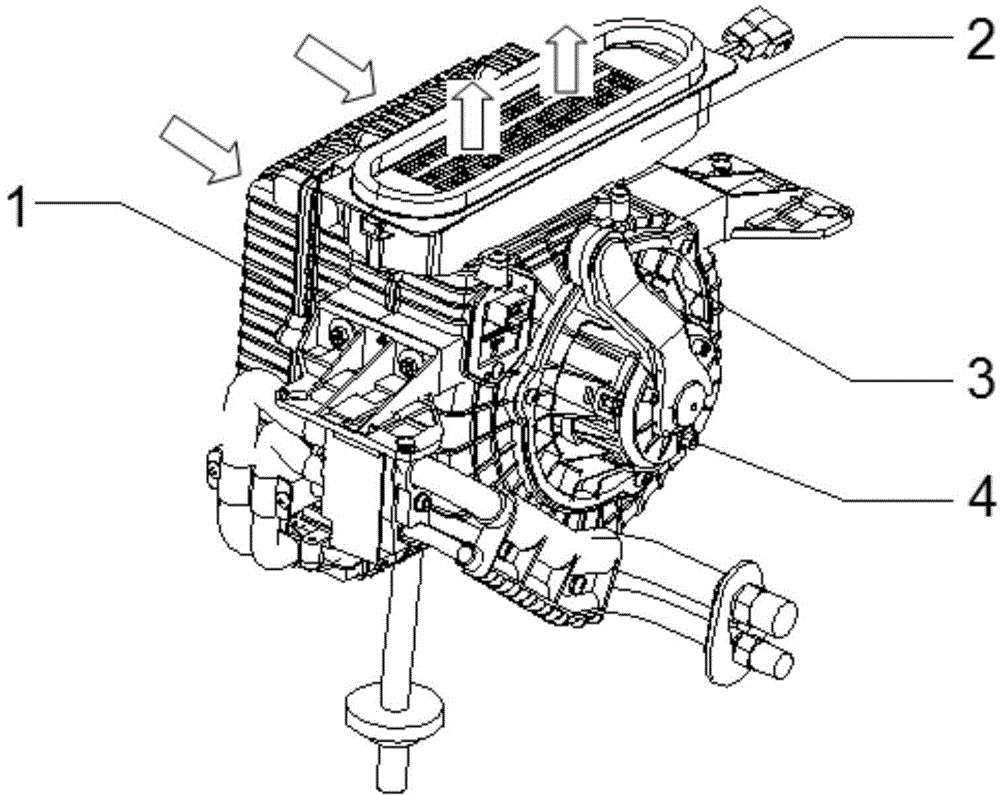 Novel automobile air conditioner and air supply method thereof