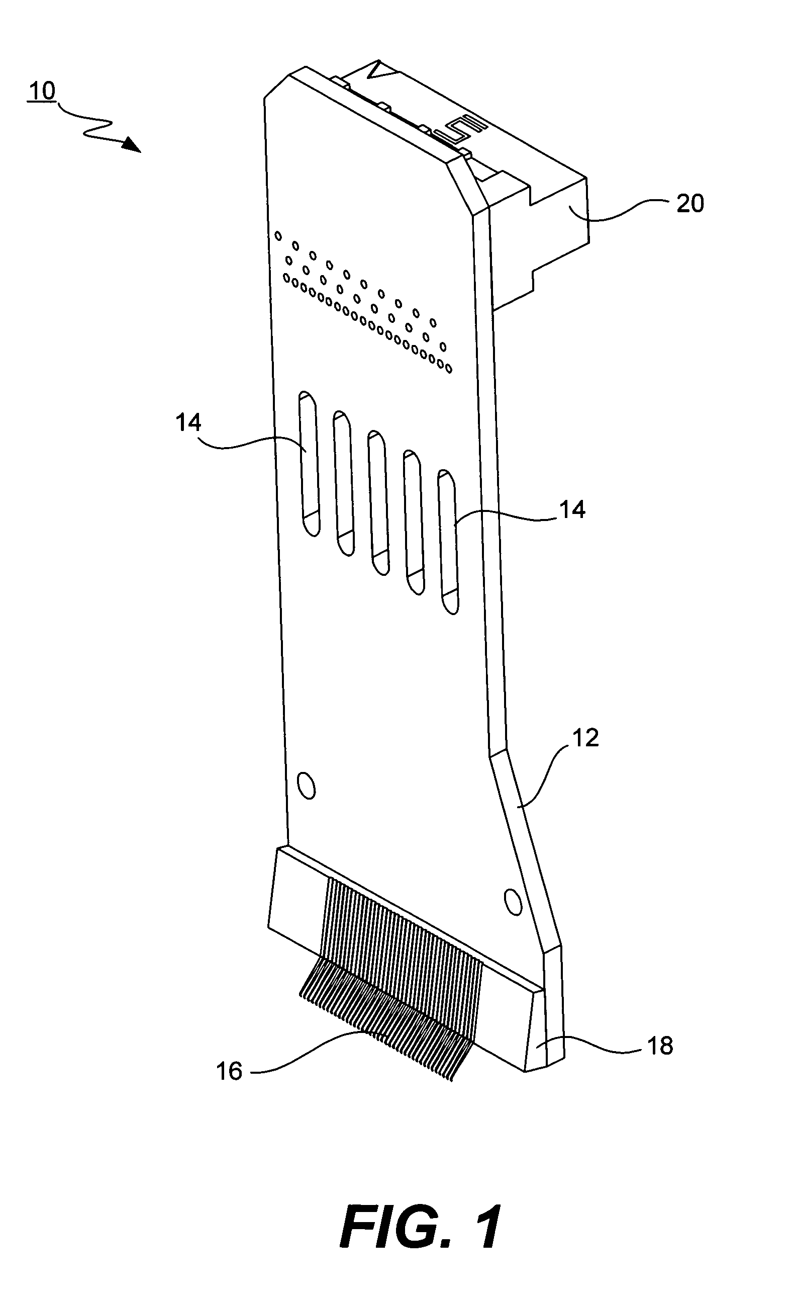 Vertical probe card and air cooled probe head system