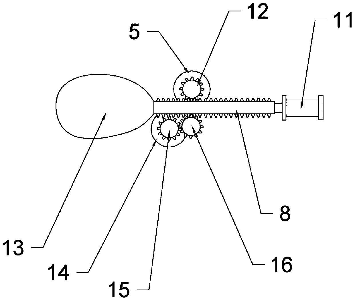 Ceramsite wallboard cutting and forming device