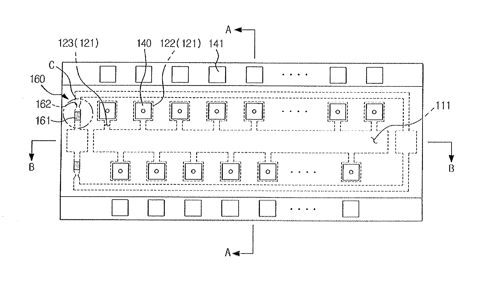Head chip for ink jet type image forming apparatus