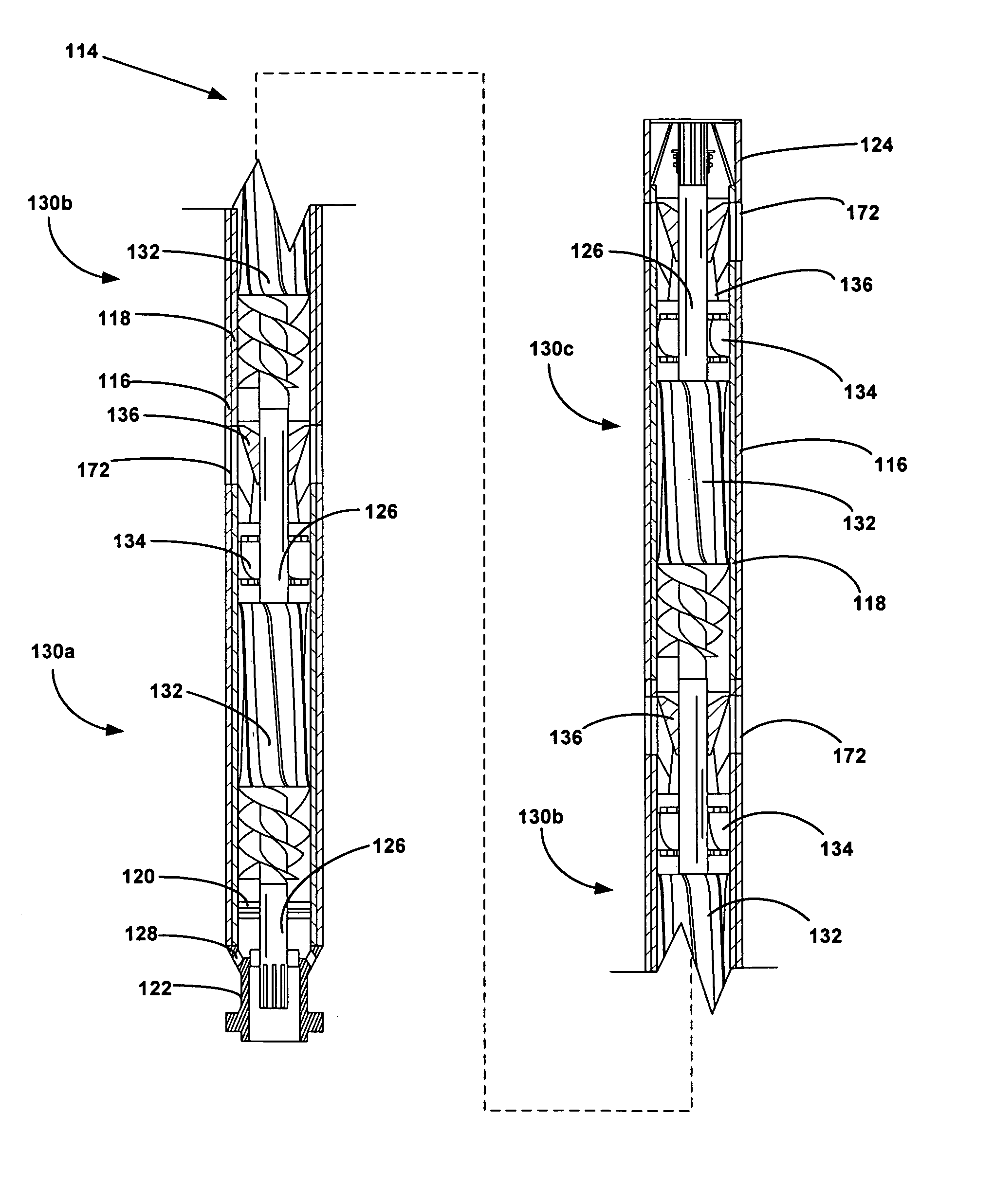 Multi-stage gas separator