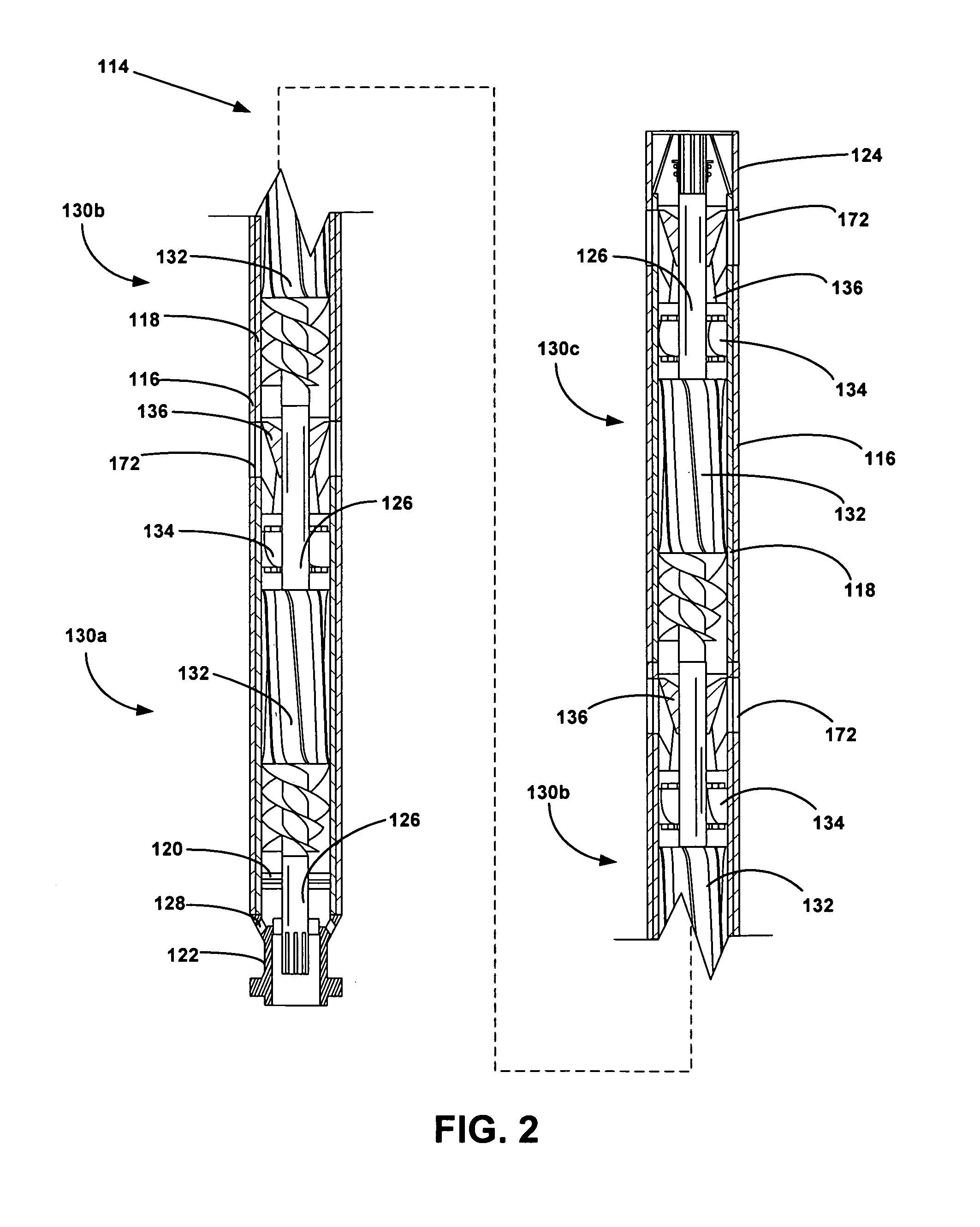 Multi-stage gas separator