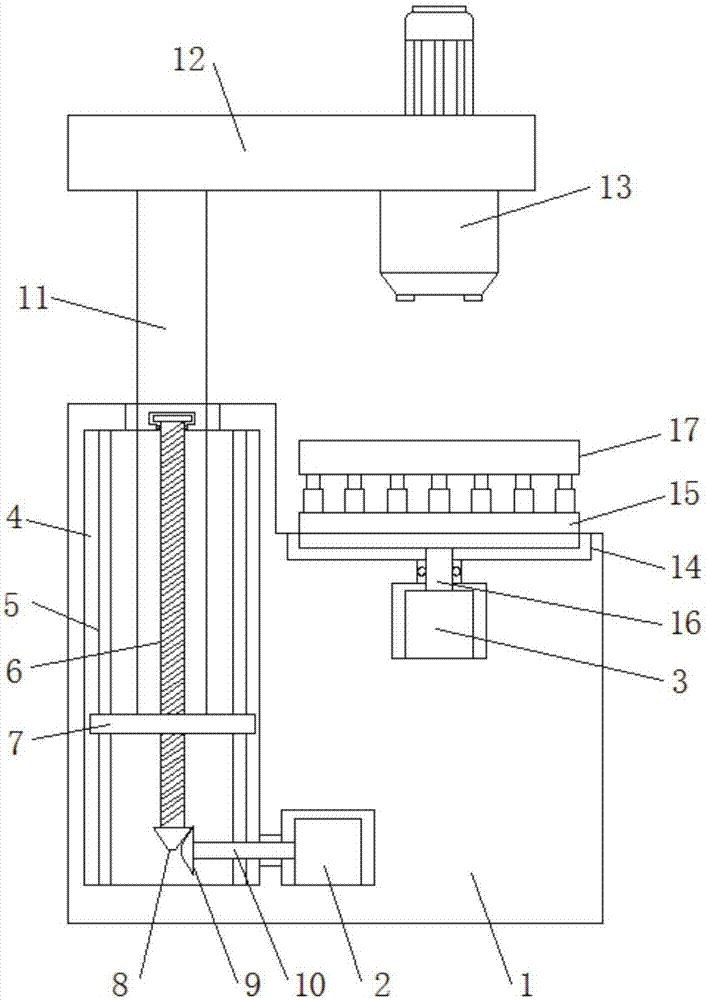 Vertical type liftable and rotary milling machine