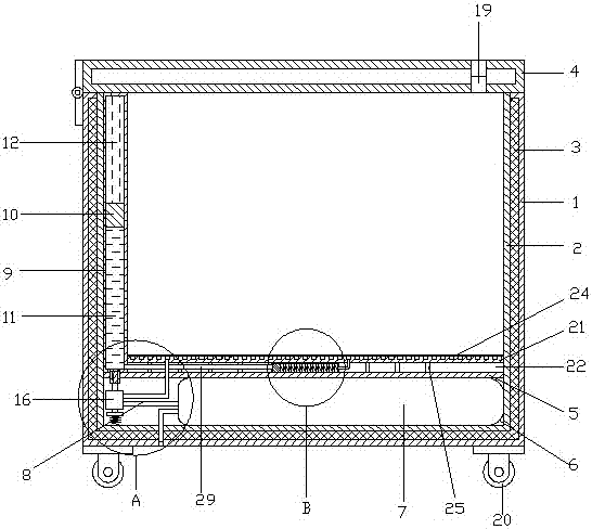Vehicle-mounted fresh-keeping and refrigerating container structure