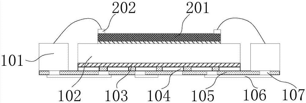 Frame packaging structure integrating passive device and manufacturing method thereof