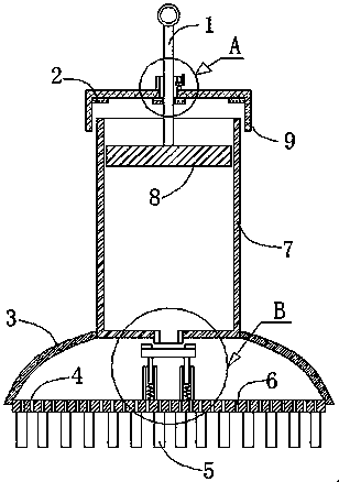 Paint brush capable of storing liquid