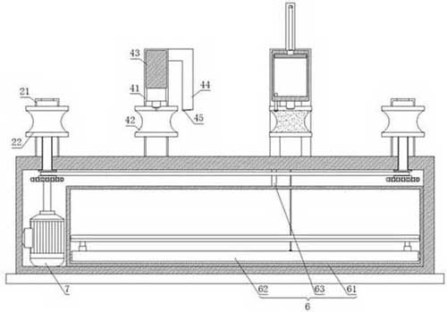 Forming device and method for seam heat treatment of high-frequency straight seam welded steel pipe