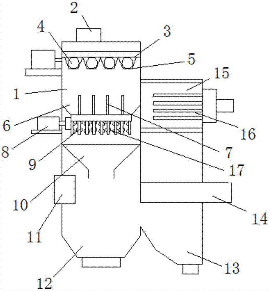 Continuously-arranging-type cereal clearing and processing device