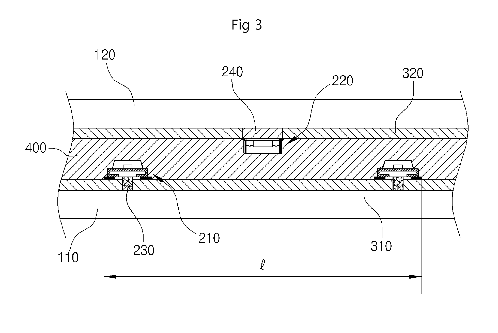 Transparent electronic display board and method for manufacturing same