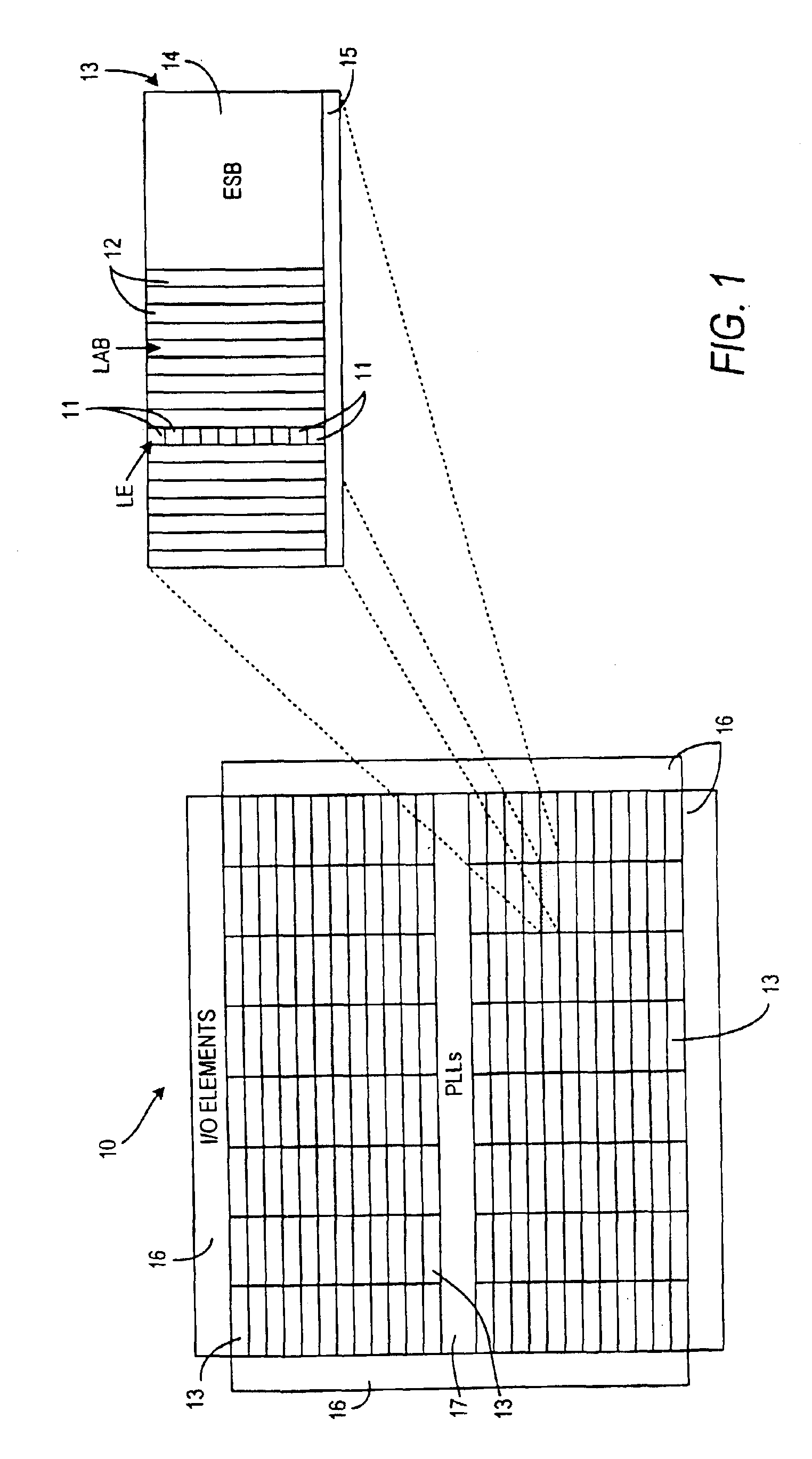 Mask-programmable logic device with building block architecture