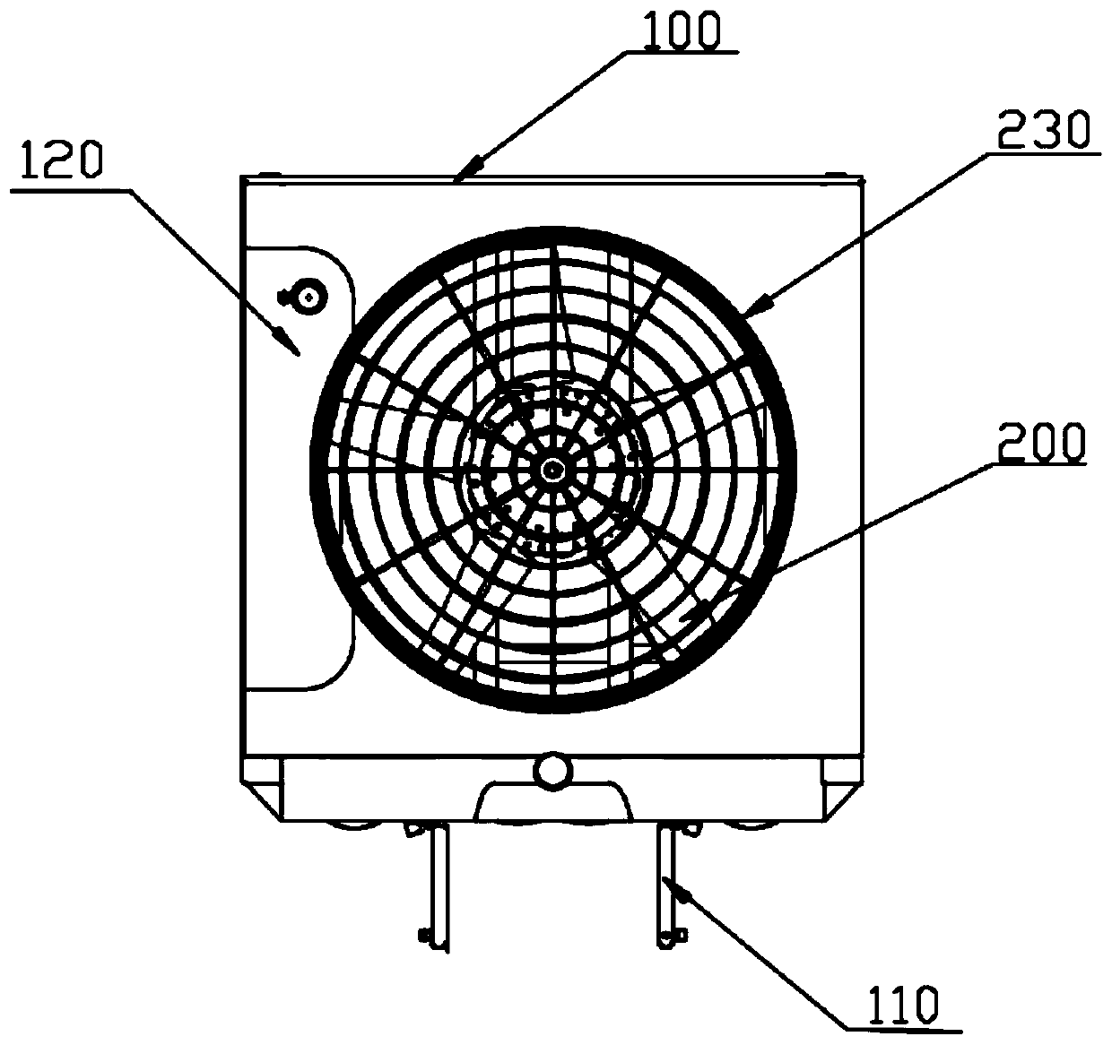 Integrated cooling device for hydraulic transmission locomotive