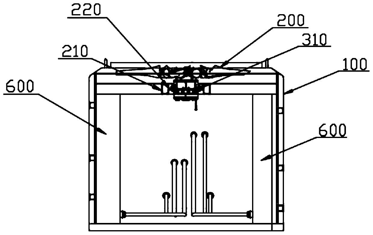 Integrated cooling device for hydraulic transmission locomotive