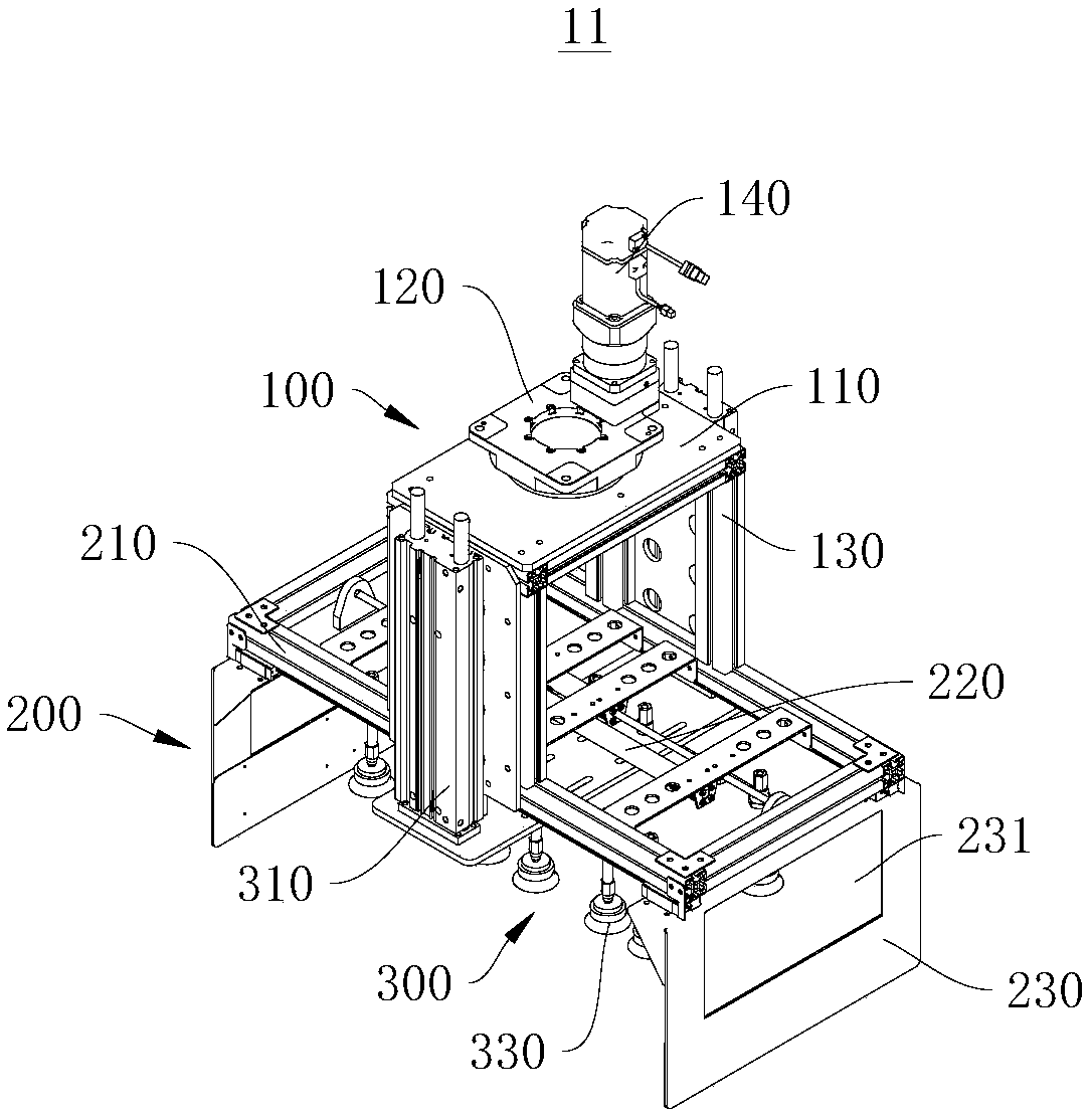 Sucking device, unstacking device and unstacking method