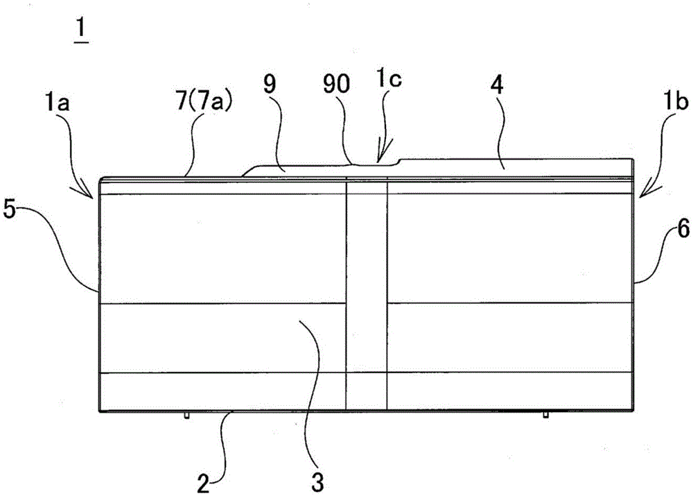 Cleaning-tool case, and cleaning tool with attached case