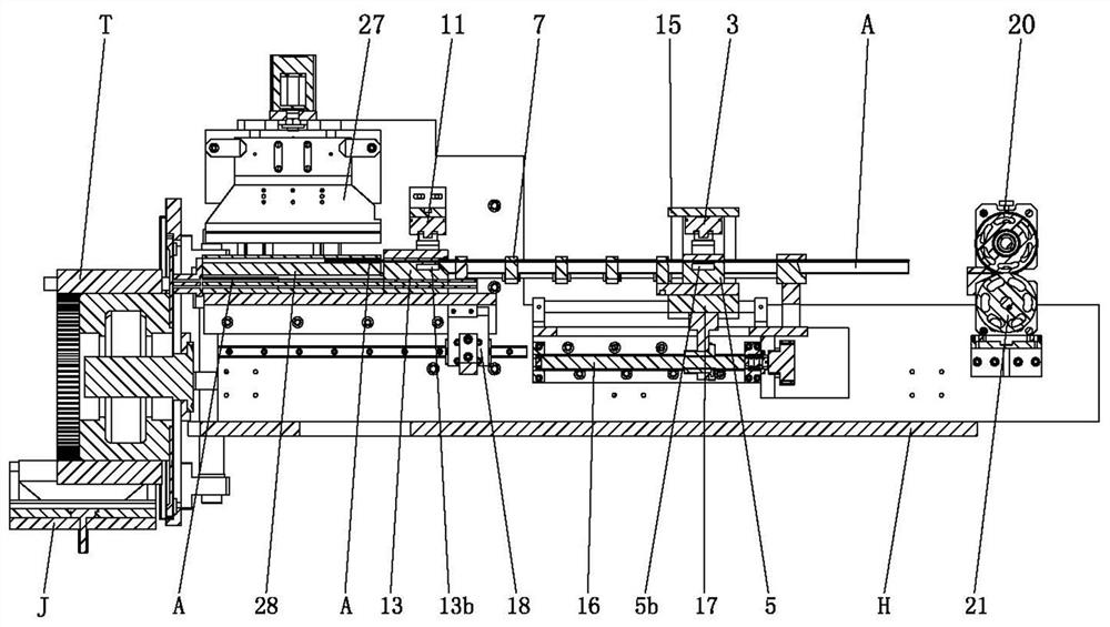 Paper inserting machine of card issuing motor iron core