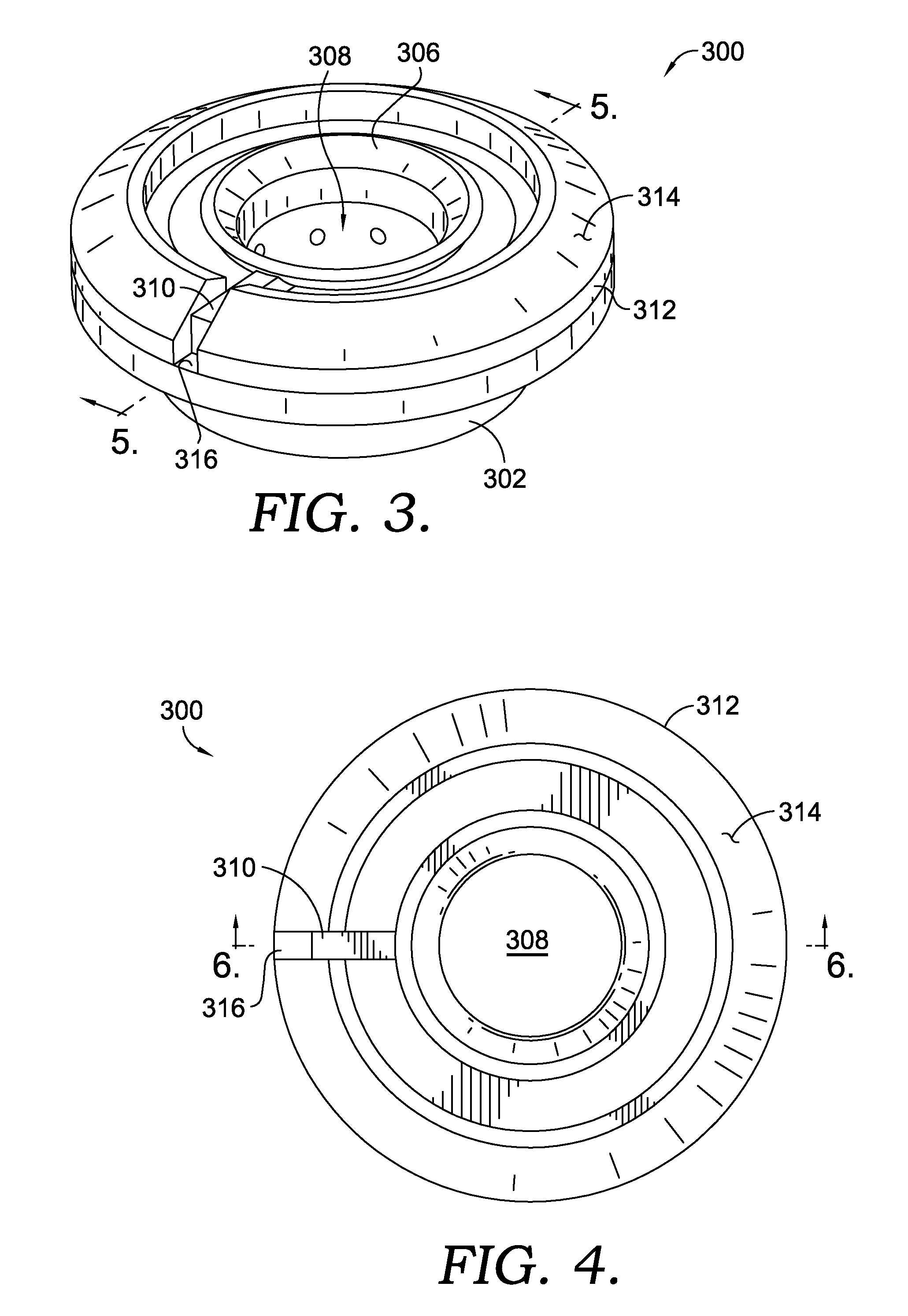 Retaining collar for a gas turbine combustion liner