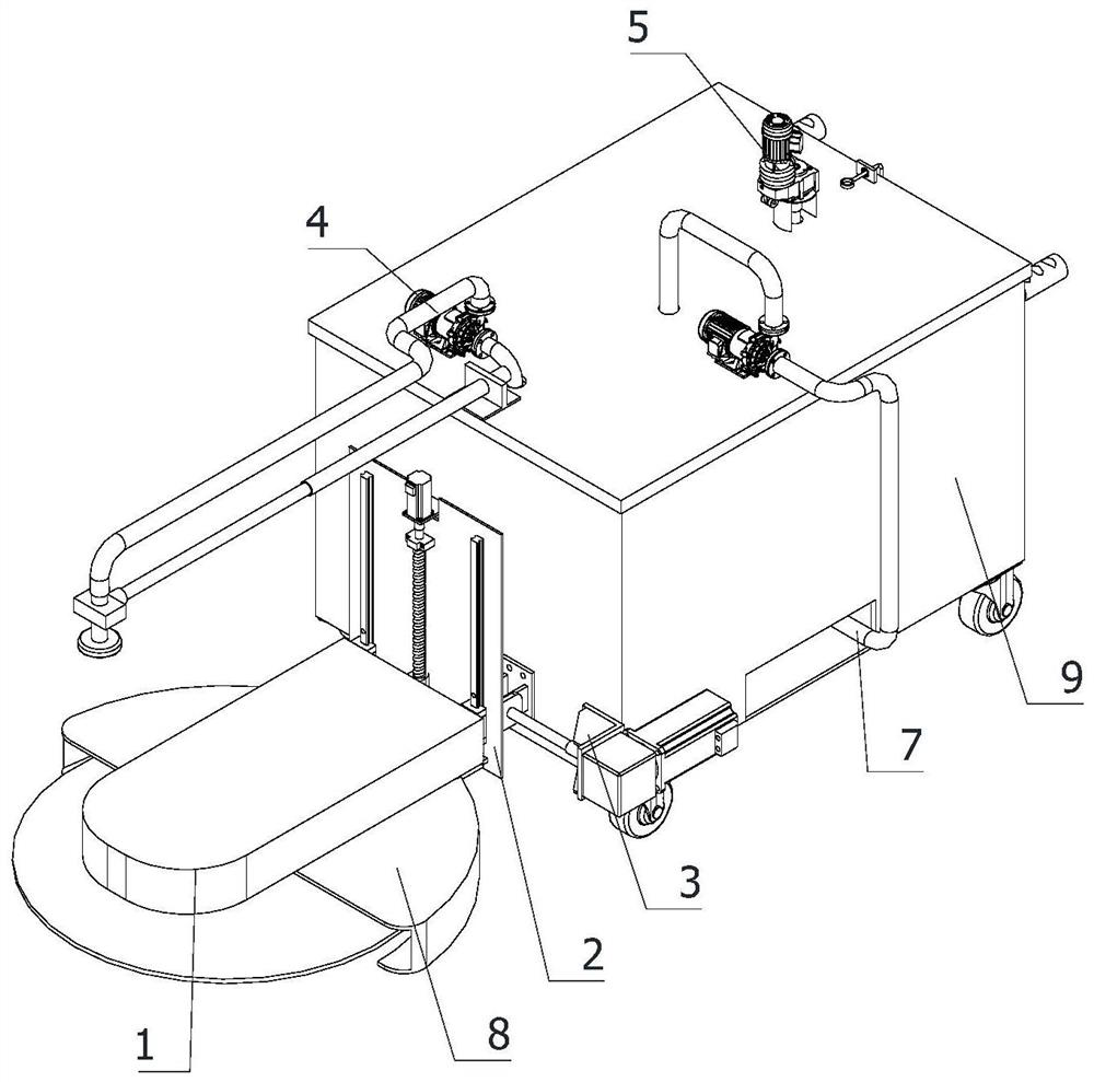 Leveling and repairing mechanism for building concave-convex ground