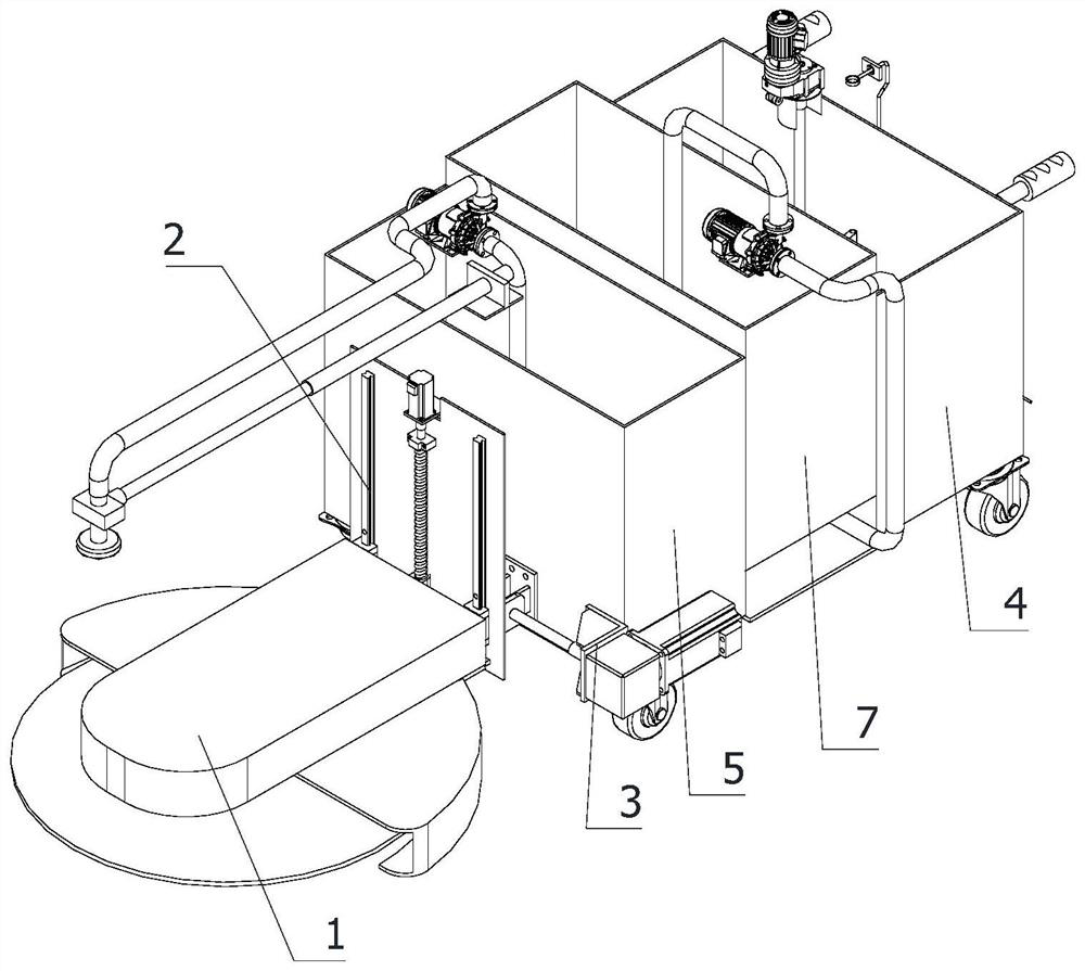 Leveling and repairing mechanism for building concave-convex ground