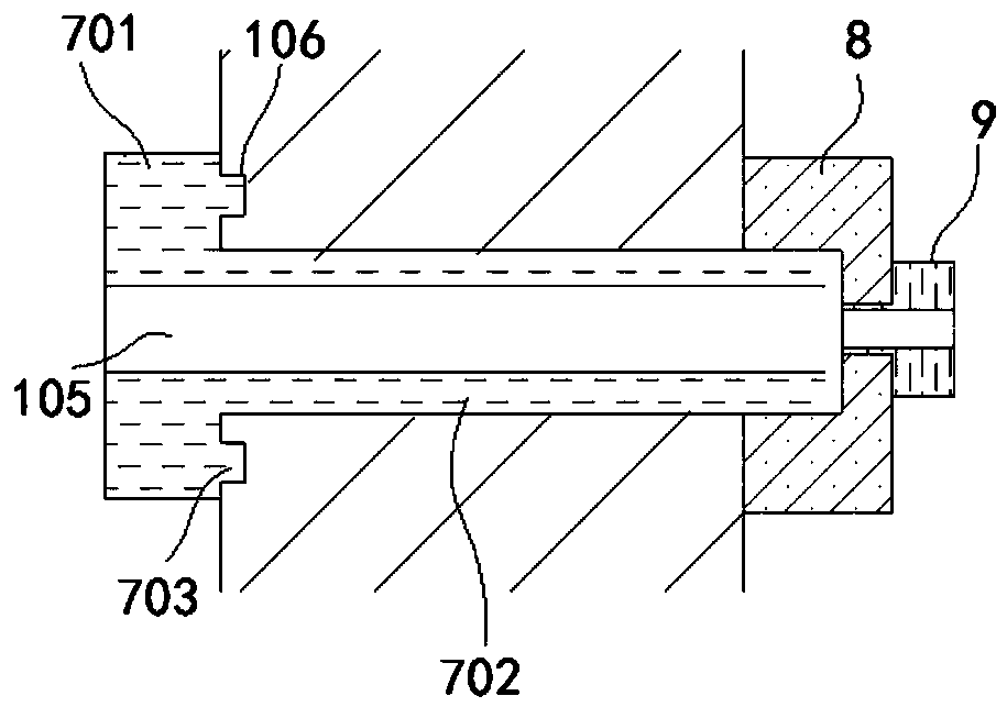 A fire-fighting host shell with heat dissipation function