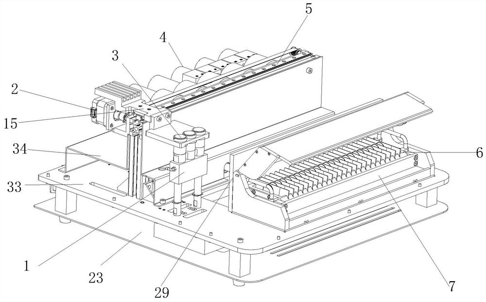 Spray dyeing type automatic dyeing device