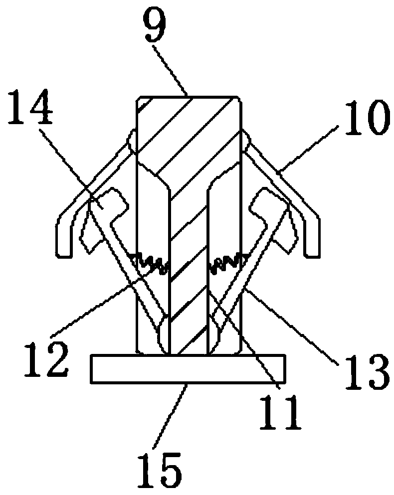 Padlock fixing device for laser cutting of metal plate
