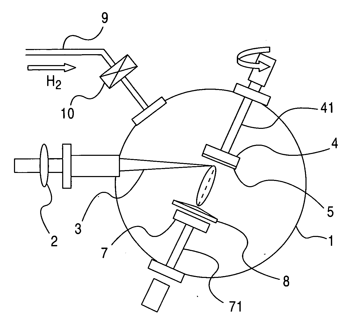 Process for producing extremely flat microcrystalline diamond thin film by laser ablation method