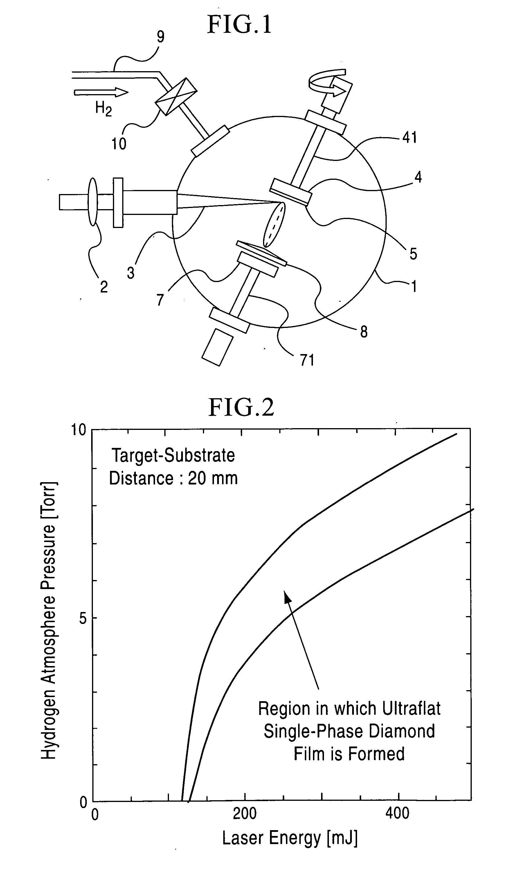 Process for producing extremely flat microcrystalline diamond thin film by laser ablation method