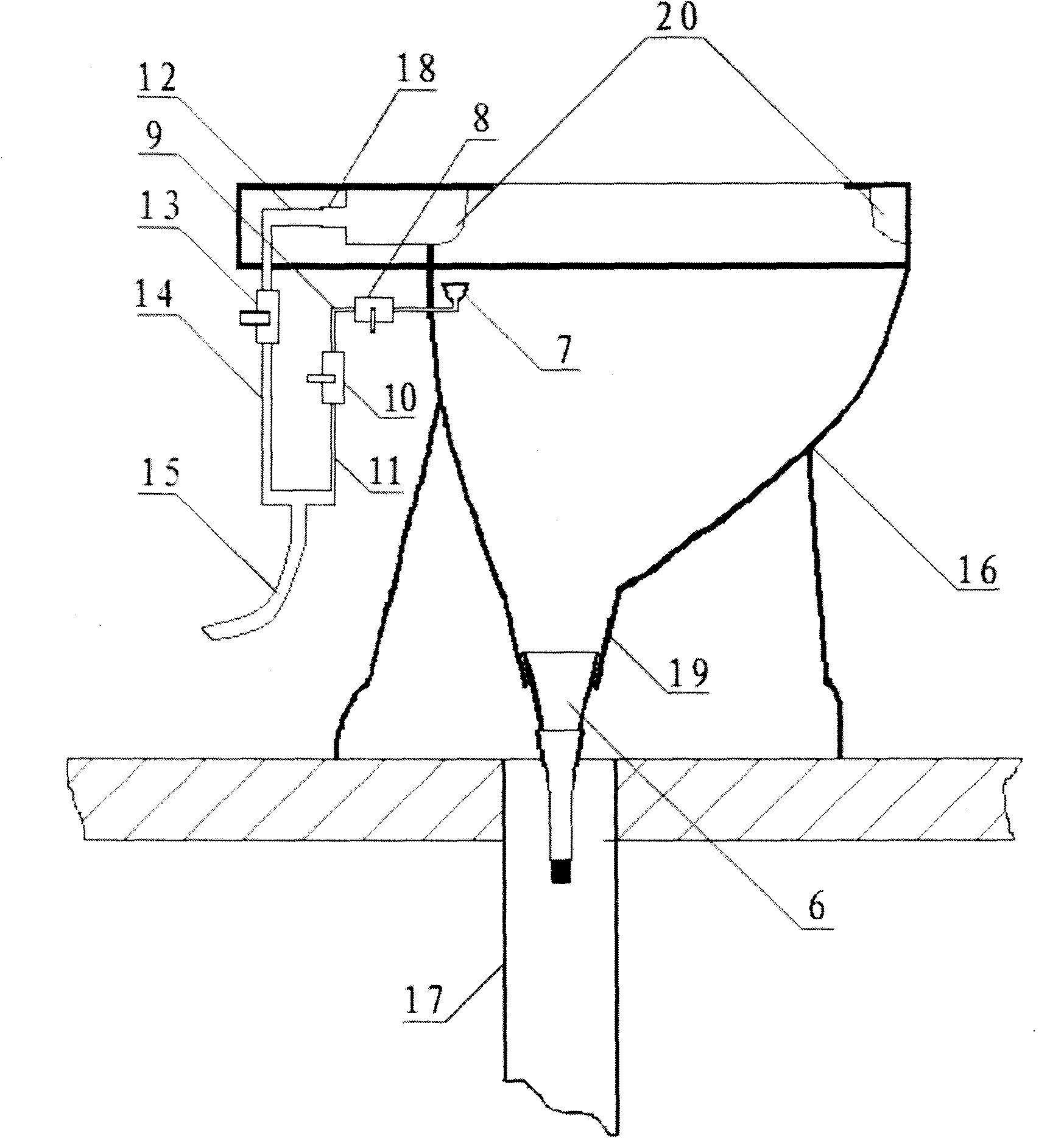 Odorless and water-saving toilet