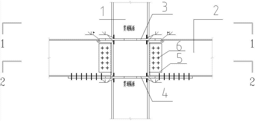 Rectangular concrete filled steel tubular column - steel beam connection node and construction methods thereof