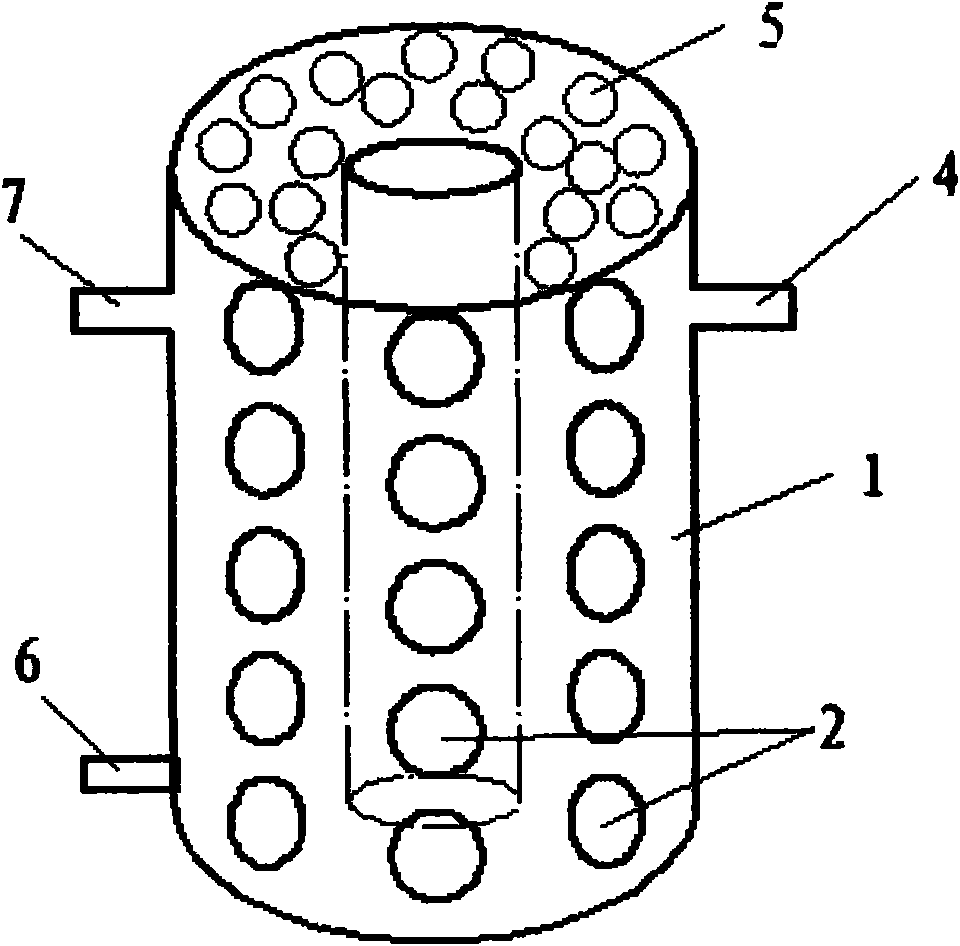 Submerged-type pond water filter