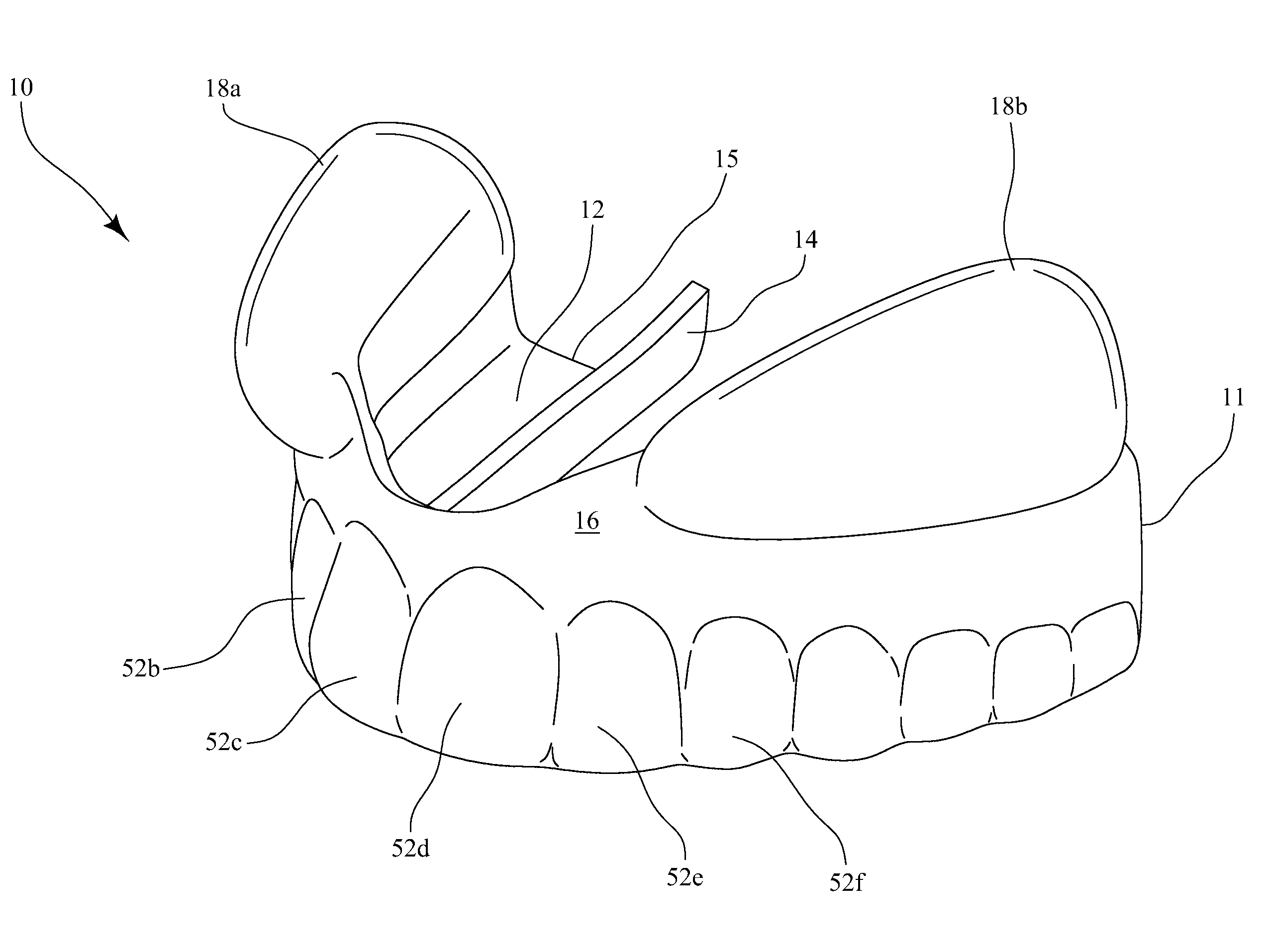 Mouthpiece for opening nasal passages