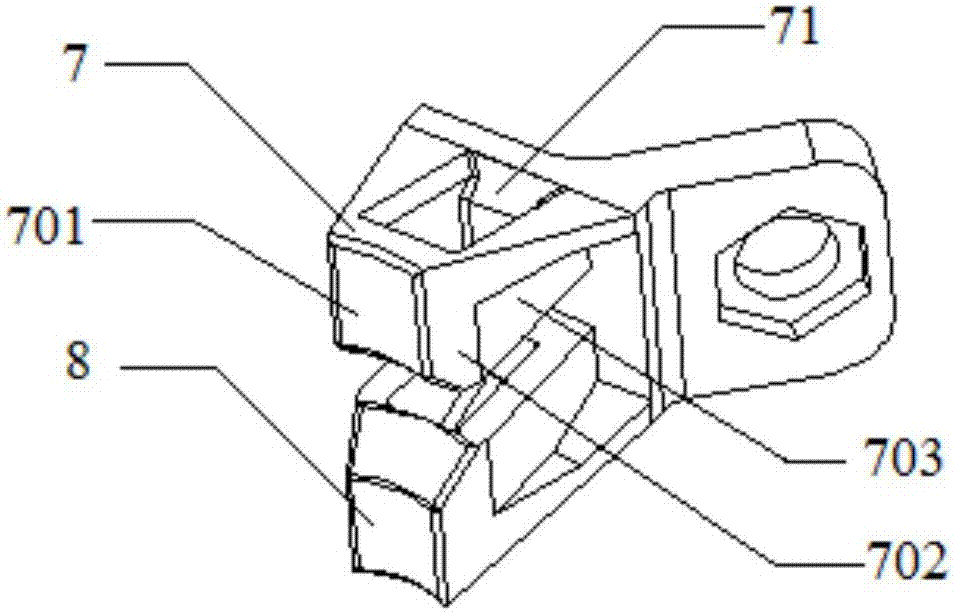 Deburring device for cast steel joint