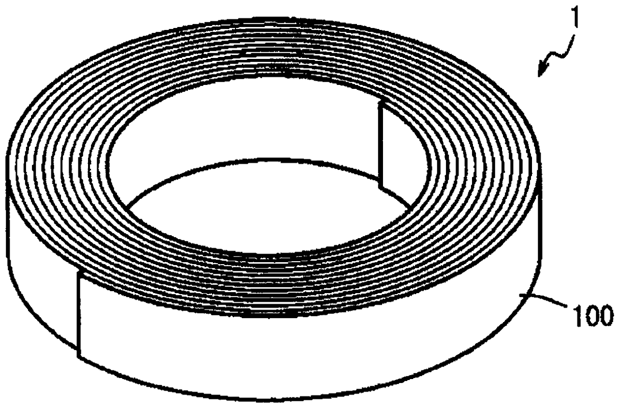 Ring magnetic core using fe-based nanocrystalline soft magnetic alloy, and magnetic part using same