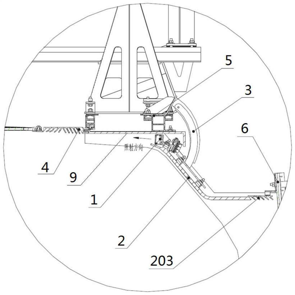 Modular integrated side roof plate structure and railway vehicle