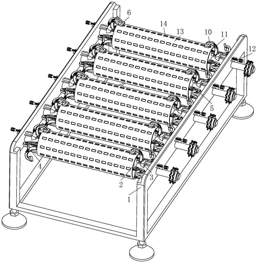 Conveying roller for tempered glass production